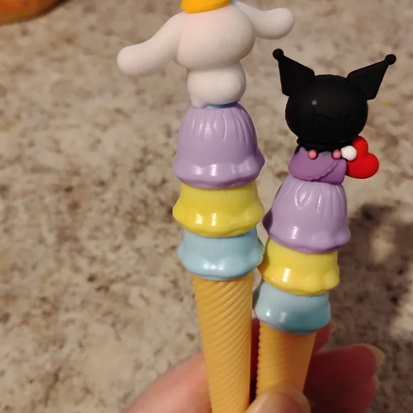 Cute Character INK PENS with Purple and Yellow Accents - Picture 6 of 6